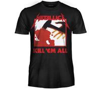 Metallica Kill 'Em All T-Shirt Official Rock Band Heavy Metal Unisex Adult Boy T-Shirt, Kill 'Em All, XXL