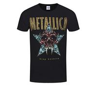 Metallica Men's King Nothing_Men_BL_TS: S Regular Fit Crew Neck Short Sleeve T - Shirt, Black (Black Black), Small (Manufacturer Size:Small)
