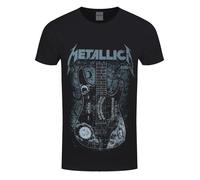 Metallica Kirk Ouija Board Guitar Mens Black T-Shirt