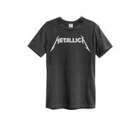Metallica - Logo Charcoal - T-Shirt - grey - S - 100% Cotton,Jersey S
