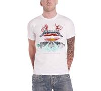 Metallica T Shirt Master Of Puppets Band Logo new Official Mens White XL