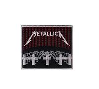 Metallica Master Of Puppets Blue Patch Badge Embroidered Iron on Applique Souvenir Accessory