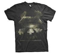 Rock Off officially licensed products Metallica Master of Puppets Distressed T Shirt S Black