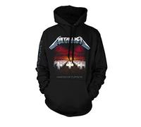 Metallica Master of Puppets James Hetfield Official Unisex Hoodie Hooded Top (Medium) Black