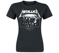 Metallica Master Of Puppets Tour 1986 Photo Girls shirt black M