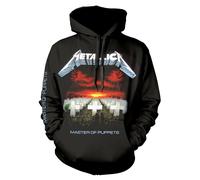 METALLICA - MASTER OF PUPPETS TRACKS BLACK (FOTL) Hooded Sweatshirt Large