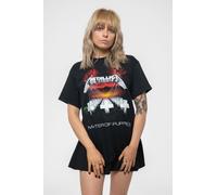 Metallica T Shirt Master of Puppets Tracks Band Logo new Official Mens Black