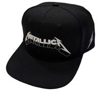 Metallica Men's 3D Logo Snapback Cap in Black metallica Black One Size