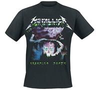 Metallica Men's Creeping Death BL_TS:2XL T-Shirt, Black (Black Black), XX (Size:XX-Large)