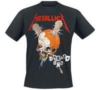 Metallica Men's Damage Inc Back Print T-Shirt in Black | Size: Small metallica Black S