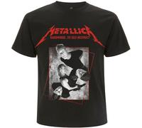 Metallica Men's Hardwired Band Concrete T-Shirt in Black | Size: Large metallica Black L