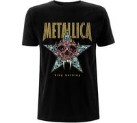 Metallica Men's King Nothing Back Print T-Shirt in Black | Size: Large metallica Black L
