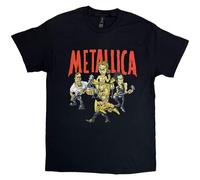 Metallica Men's Load Chavez Cartoon T-Shirt in Black | Size: Medium metallica Black M