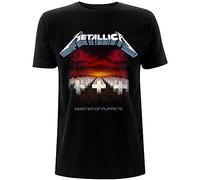 Metallica Unisex T-Shirt: Master of Puppets Tracks (Back Print) (X-Large) - Metallica - Clothing
