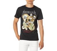 Metallica Men's Mt-50040119-lg T-Shirt, Coal, Large