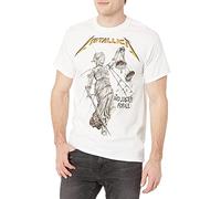 Metallica Men's Mt-50040120-xl T-Shirt, White, XL
