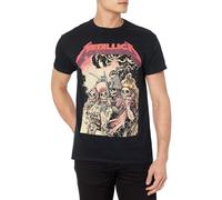Metallica Men's MT-50040140-MD T-Shirt, Black, Medium