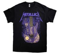 Metallica Men's Ouija Purple T-Shirt in Black | Size: Medium metallica Black M