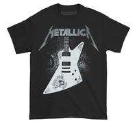 Metallica Men's Papa Het Guitar T-Shirt in Black | Size: XL metallica Black XL
