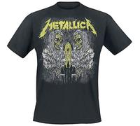 Metallica Men's Sanitarium_Men_BL_TS: M Regular Fit Crew Neck Short Sleeve T - Shirt, Black (Black Black), Medium (Manufacturer Size:Medium)