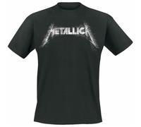 Metallica Men's Spiked Back Print T-Shirt in Black | Size: XL metallica Black XL