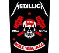 Metallica Metal Militia Backpatch