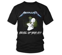 Metallica Metal Up Your Ass Black Official Tee T-Shirt Mens Unisex (X-Large)