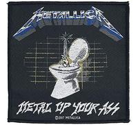 Metallica Patch Metal Up Your Ass Unisex Multicolour 100% Polyester 10 x 10 cm