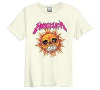 Metallica Neon Sun Band Logo Amplified T Shirt