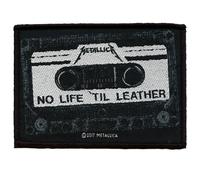 Metallica No Life Till Leather Patch Thrash Metal Band Woven Iron on