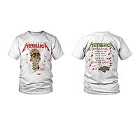 Metallica One Landmine Official Tee T-Shirt Mens Unisex (Large) White