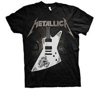 Metallica Papa Het Guitar T-Shirt in Black | Size: Large metallica Black L
