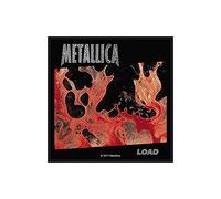 Metallica Patch Load Band Logo Official Black Cotton Sew On (10cm x 10cm) Accessory Size
