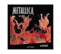 Metallica Patch Load Band Logo Official Black Cotton Sew On (10cm x 10cm) Accessory Size