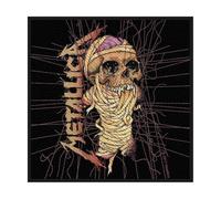 Metallica Patch One Band Logo Official Black Cotton Sew On (10cm x 10cm) universele maat