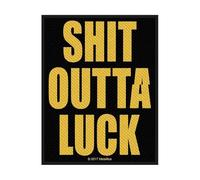 Metallica Patch Sh*t Outta Luck Band Logo Official Woven sew on (8cm x 10cm) One Size
