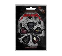 Metallica Plectrum Pack Guitars Band Logo Official 5 Pack Guitar Picks 5 x 2.5cm diameter