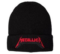 Metallica Red Band Logo Shadow Beanie Hat