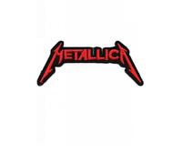 Metallica Red Silver Hq Metal Band Patch Badge Embroidered Iron on Applique Patch Accessory