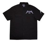 Metallica Ride The Lightning Casual Shirt in Black | Size: Large metallica Black L