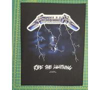 Metallica Ride The Lightning Large Size Printed Sew On Back Patch Official