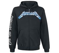 Metallica Ride The Lightning Men Hooded Zip Black