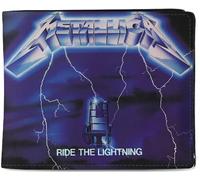 Rocksax Wallet Metallica - Ride The Lightning - 13cm x 12cm x 2cm - Officially Licensed Merchandise