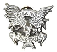 Metallica S nd Destroy Pin Badge One Size