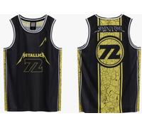Amplified Mens Seventy Two Metallica Basketball Jersey XL Black/Yellow