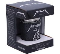 Officially Licensed Metallica Black Album Shot Glass