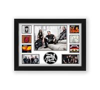 Metallica Signed Poster Print - Limited Edition Autograph Fan Gift - Collectible Memorabilia Merchandise (Unframed A3 (30x40cm))