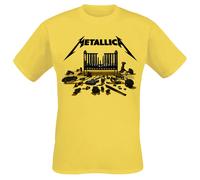 Metallica Simplified Cover (M72) T-Shirt yellow XL
