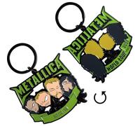 Metallica Since 1981 Heads Keyring Keychain Double Sided One Size