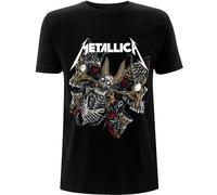 Metallica Skull Moth Black T-Shirt NEW OFFICIAL
